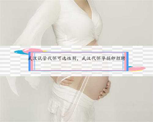 武汉试管代怀可选性别，武汉代怀孕捐卵招聘